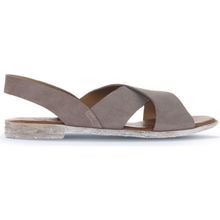 Bueno Shoes 01WA3015 Gri Koyu Alf Süet Kadın Düz Sandalet