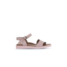 Bueno Shoes 01WA5407 Pudra Alf Süet Kadın Düz Sandalet