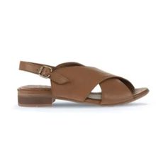 Bueno Shoes 01WA6400 Kahverengi Deri Topuklu Kadın Sandalet