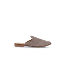 Bueno Shoes 01WA7006 Gri Koyu Alf Süet Düz Kadın Terlik