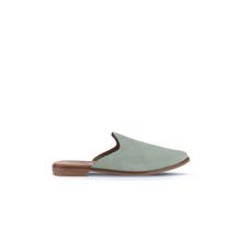 Bueno Shoes 01WA7006 Yeşil Açık Alf Süet Kadın Düz TerliK