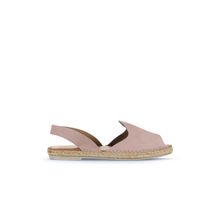 Bueno Shoes 01WA7201 Pudra Alf Süet Kadın Düz Sandalet