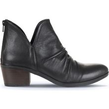 Bueno Shoes 01WD1103 Siyah Deri Topuklu Kadın Bot
