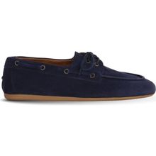 Bueno Shoes 01WE6702 Lacivert Süet Kadın Düz Ayakkabı