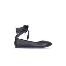 Bueno Shoes 01WJ2141 Siyah Deri Kadın Babet