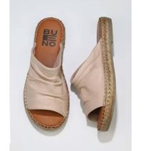 Bueno Shoes 01WL4617 Pembe Deri Kadın Espadril Terlik