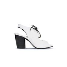 Bueno Shoes 01WN0100 Beyaz Deri Kadın Sandalet