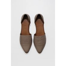 Bueno Shoes 01WN0101 Gümüş Deri Kadın Babet