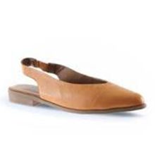 Bueno Shoes 01WN0102 Taba Deri Kadın Düz Sandalet