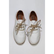 Bueno Shoes 01WN1617 Beyaz Deri Kadın Espadril Ayakkabı