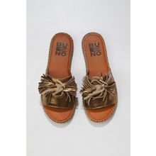Bueno Shoes 01wn3000 Bronz Parlak Deri Kadın Terlik