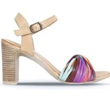 Bueno Shoes 01WN4302 Multi M10 Deri Kadın Topuklu Sandalet