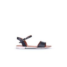 Bueno Shoes 01WN5003 Siyah Deri Kadın Sandalet