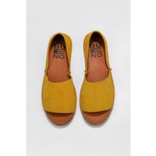 Bueno Shoes 01WQ2413 Sarı Süet Kadın Babet