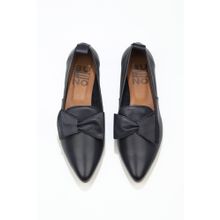 Bueno Shoes 01WR3117 Lacivert Deri Kadın Düz Babet