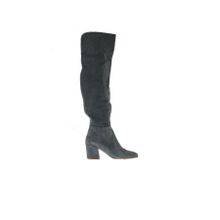 Bueno Shoes 01WR5108 Yeşil Süet Kadın Topuklu Çizme