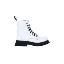 Bueno Shoes 01WR8802 Beyaz Deri Kadın Bot