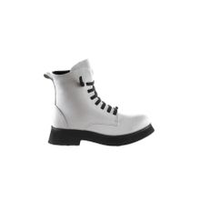 Bueno Shoes 01WR8803 Beyaz Flotter Deri Kadın Bot