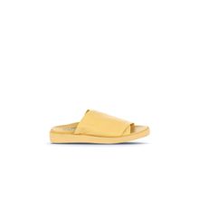 Bueno Shoes 01WS2810 Sarı Deri Kadın Düz Terlik