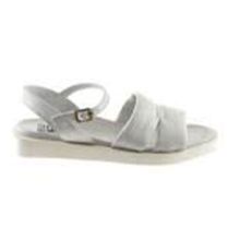 Bueno Shoes 01WS2824 Beyaz Kırık Deri Kadın Sandalet