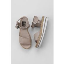Bueno Shoes 01WS4216 Gri Deri Kadın Sandalet