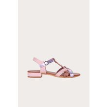 Bueno Shoes 01WS6109 Bueno Turuncu Deri Kadın Düz Sandalet