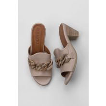 Bueno Shoes 01WU11300v Gri Deri Kadın Terlik