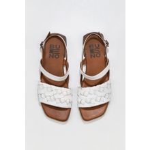 Bueno Shoes 01wu1810 Beyaz Deri Kadın Sandalet