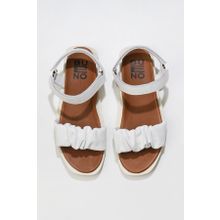 Bueno Shoes 01WU3317 Beyaz Deri Kadın Düz Sandalet
