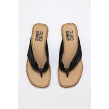 Bueno Shoes 01WU3400 Siyah Deri Kadın Sandalet
