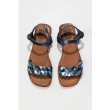 Bueno Shoes 01WU3415 Lacivert Mavi Kadın Sandalet