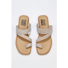 Bueno Shoes 01wu3418 Taba Deri Kadın Düz Sandalet