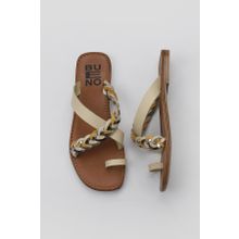 Bueno Shoes 01WU3419 Sarı Multi Deri Kadın Sandalet