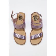 Bueno Shoes 01WU3421 Pudra Parlak Deri Kadın Sandalet