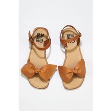 Bueno Shoes 01wu3424 Taba Deri Kadın Düz Sandalet