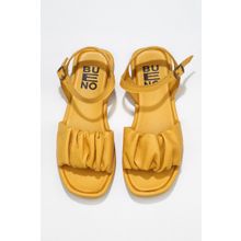 Bueno Shoes 01WU4121 Sarı Deri Kadın Sandalet