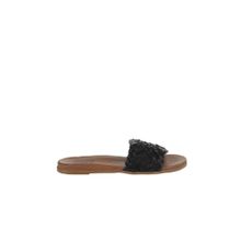 Bueno Shoes 01WU4233 Siyah Deri Kadın Düz Terlik