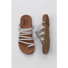 Bueno Shoes 01WU4238 Gri Nubuk Kadın Parmak Arası Terlik