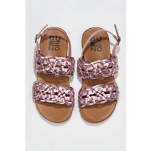Bueno Shoes 01WU4252 Pudra Parlak Deri Kadın Sandalet