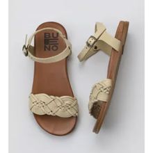 Bueno Shoes 01WU4262 Sarı Deri Kadın Sandalet