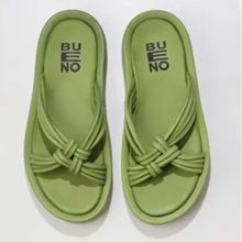 Bueno Shoes 01WU4602 Yeşil Kadın Terlik