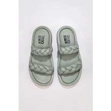 Bueno Shoes 01wu4640 Mavi Deri Kadın Terlik