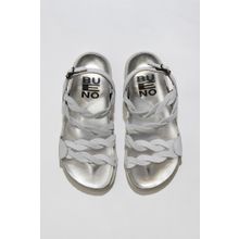 Bueno Shoes 01WU4703 Beyaz Deri Kadın Düz Sandalet