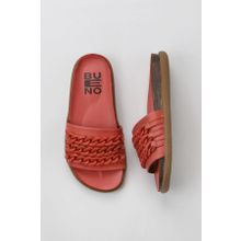 Bueno Shoes 01WU4708 Mercan Deri Kadın Düz Terlik