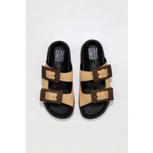 Bueno Shoes 01wu5817 Bej Deri Kadın Terlik