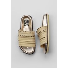 Bueno Shoes 01WU5829 Sarı Deri Kadın Düz Terlik