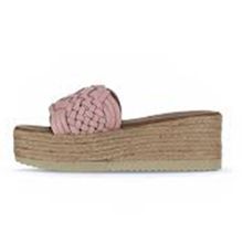 Bueno Shoes 01WU6118 Pudra Deri Kadın Espadril Terlik