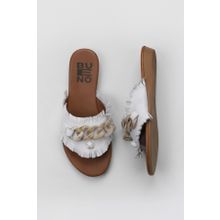 Bueno Shoes 01WU7408 Beyaz Kadın Terlik