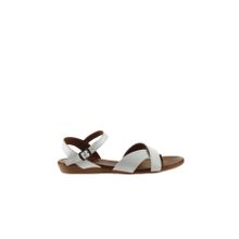 Bueno Shoes 01WU7419 Beyaz Deri Kadın Sandalet