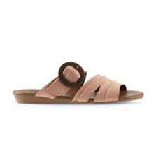 Bueno Shoes 01WU7438 Pudra Deri Düz Kadın Terlik